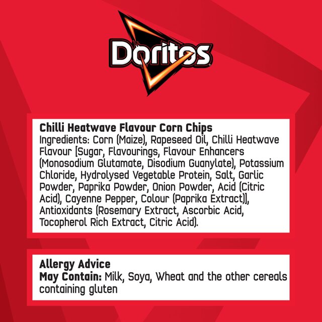 Doritos Chilli Heatwave Tortilla Chips Sharing Bag Crisps thumbnail 10