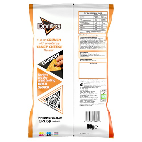 Doritos Tangy Cheese Tortilla Chips Sharing Bag Crisps thumbnail 2