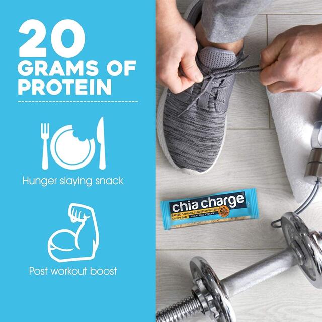 Chia Charge Salted Caramel Chia Seed Protein Crispy Bar thumbnail 3