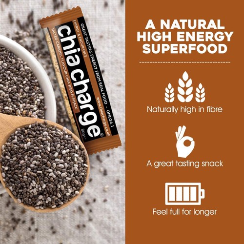 Chia Charge Salted Caramel Chia Seed Flapjack  thumbnail 2