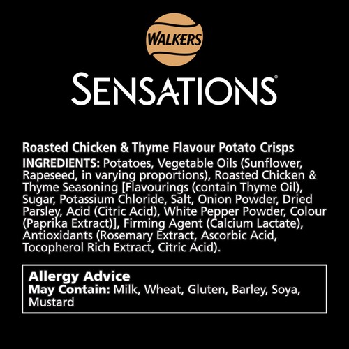Sensations Roasted Chicken & Thyme Sharing Bag Crisps thumbnail 7