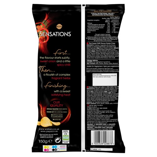 Sensations Thai Sweet Chilli Sharing Bag Crisps thumbnail 2