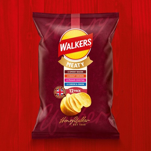 Walkers Meaty Variety Multipack Crisps thumbnail 3