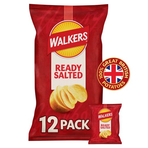 Walkers Ready Salted Multipack Crisps