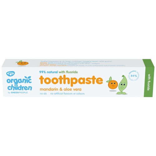 Organic Children Mandarin & Aloe Vera Fluoride Toothpaste thumbnail 2