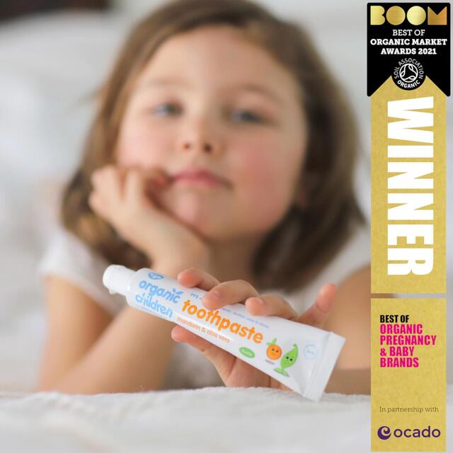 Organic Children Mandarin & Aloe Vera Fluoride Toothpaste thumbnail 3