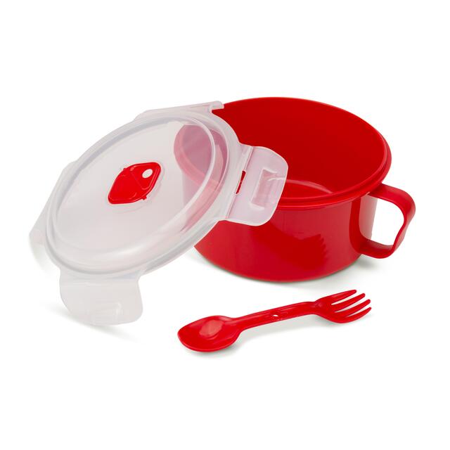 Good2Heat Plus Microwave Bowl With Spork 900ml thumbnail 3
