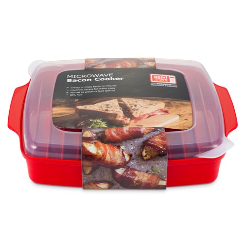 Good2Heat Plus Microwave Bacon Cooker With Lid thumbnail 3