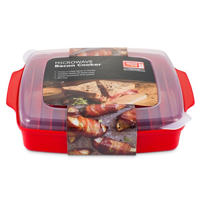 Good2Heat Plus Microwave Bacon Cooker With Lid thumbnail 3