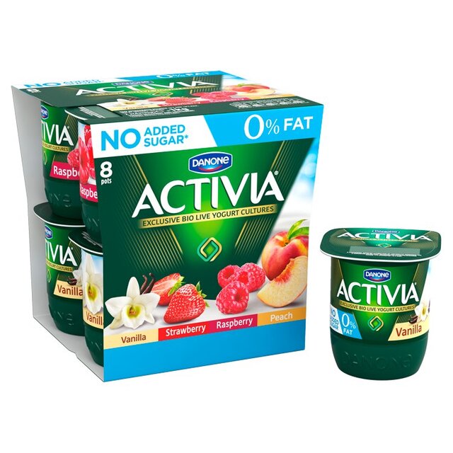 Activia Strawberry Raspberry Cherry & Blueberry No Added Sugar Fat Free thumbnail 3