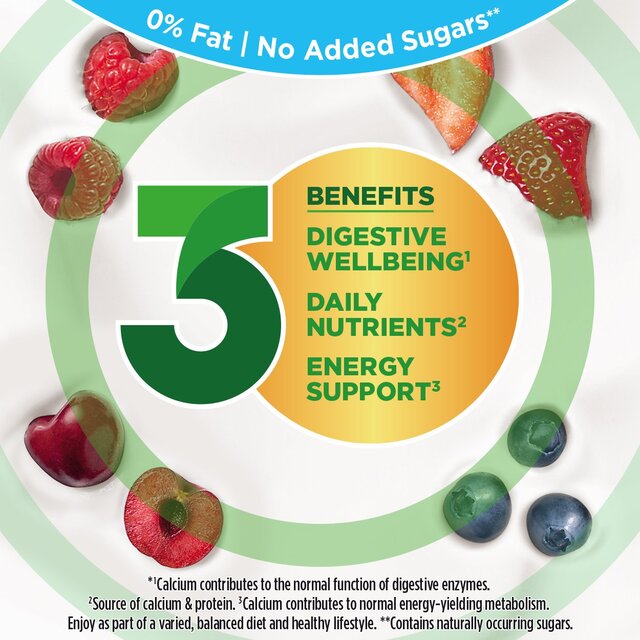 Activia Strawberry Raspberry Cherry & Blueberry No Added Sugar Fat Free thumbnail 9