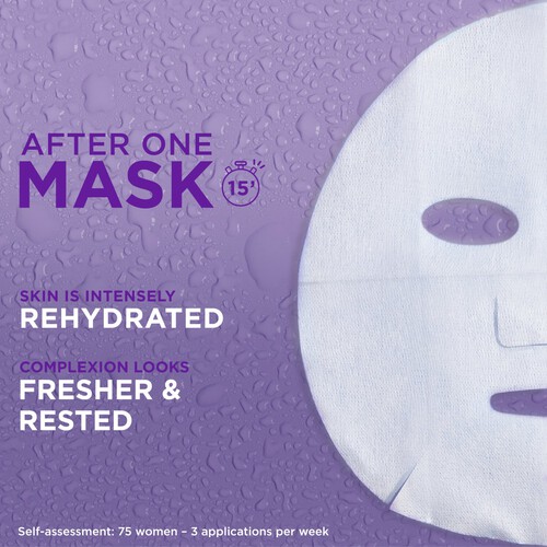 Garnier Moisture Bomb Lavender Hydrating Face Sheet Mask thumbnail 3