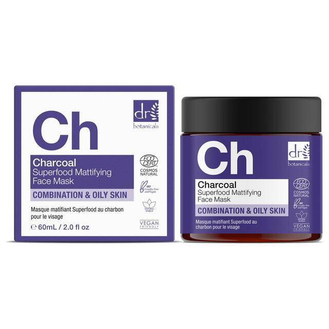 Dr Botanicals Charcoal Superfood Mattifying Face Mask thumbnail 2