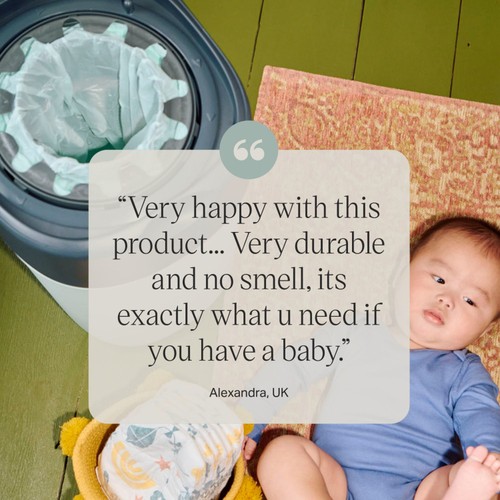 Tommee Tippee Twist & Click Nappy Bin Refill Casettes, Multipack thumbnail 9