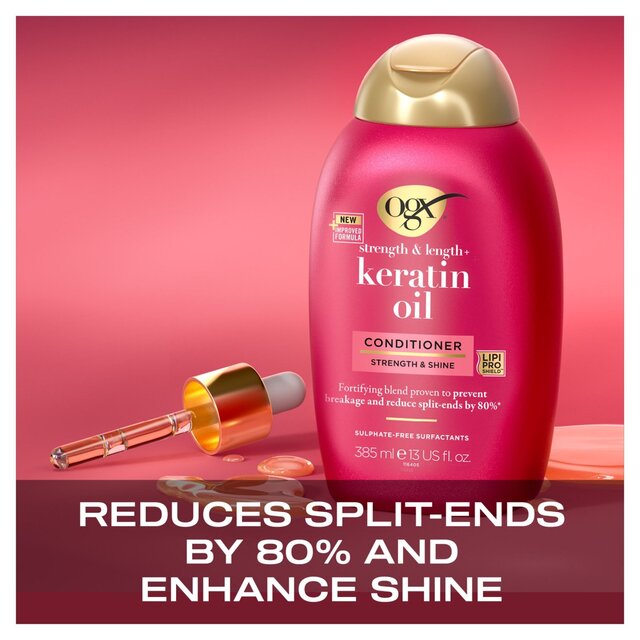 OGX Anti-Breakage+ Keratin Oil pH Balanced Conditioner thumbnail 4