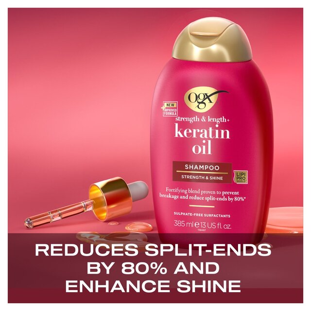OGX Anti-Breakage+ Keratin Oil pH Balanced Shampoo thumbnail 4