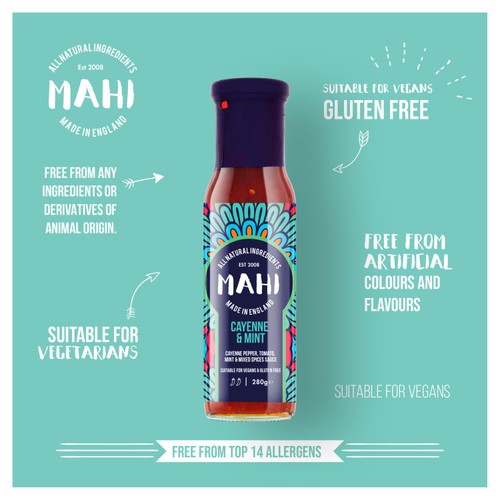 MAHI Cayenne & Mint Sauce Ketchup thumbnail 3