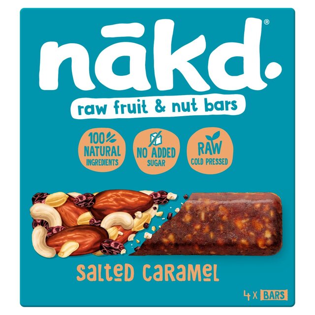nakd. Salted Caramel Fruit & Nut Bars Multipack thumbnail 2