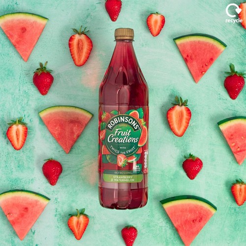 Robinsons Fruit Creations Strawberry & Watermelon No Added Sugar thumbnail 3