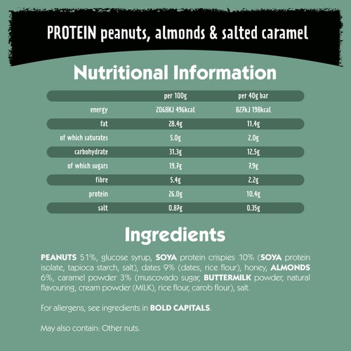 Eat Natural Protein Packed Salted Caramel & Peanuts Bars thumbnail 2