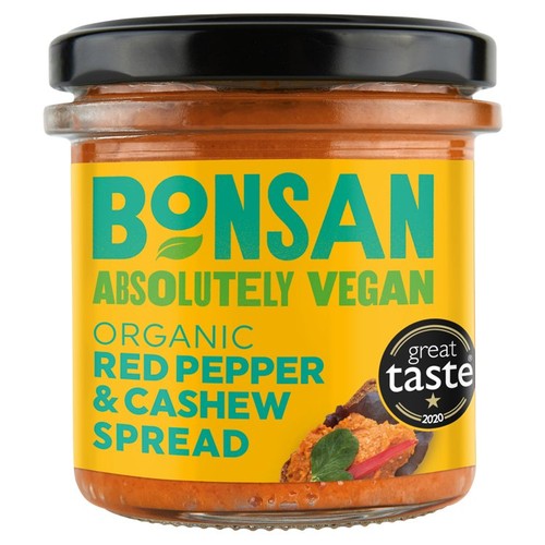Bonsan Organic Vegan Cashew Bell Pepper Pate
