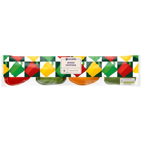 Ocado Mixed Peppers thumbnail 2