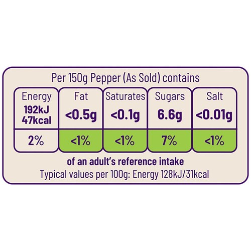 Ocado Mixed Peppers thumbnail 3