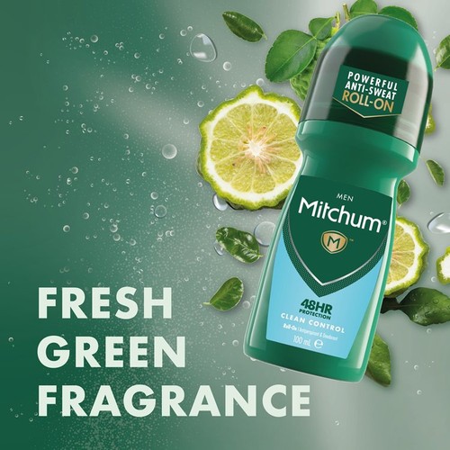 Mitchum Men Clean Control Roll On Deodorant thumbnail 3