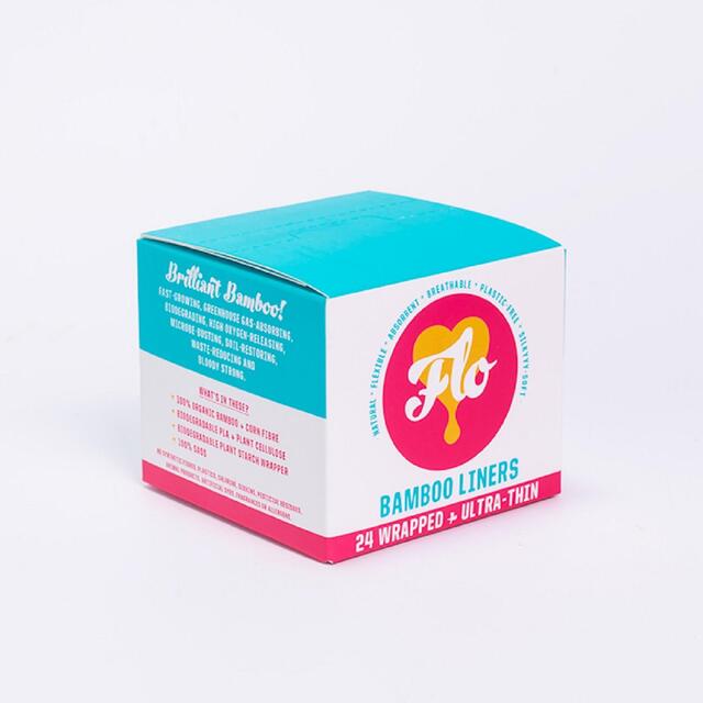 FLO Bamboo Daily Liners, Wrapped & Ultra Thin thumbnail 2