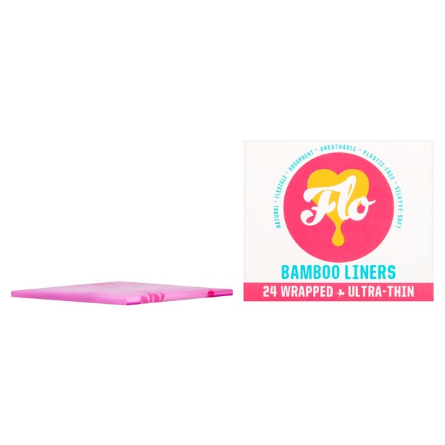 FLO Bamboo Daily Liners, Wrapped & Ultra Thin thumbnail 3