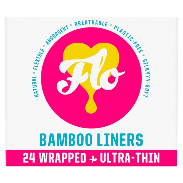 FLO Bamboo Daily Liners, Wrapped & Ultra Thin thumbnail 6