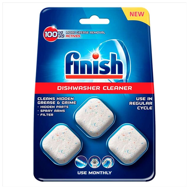 Finish In-Wash Dishwasher Machine Cleaner Tablets thumbnail 2