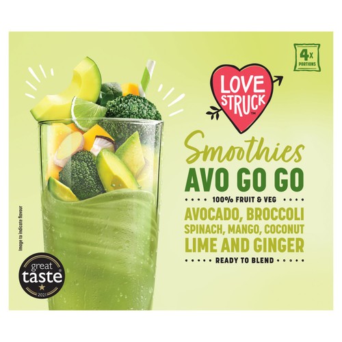 Love Struck Avocado, Mango Spinach and Coconut Smoothie Mix thumbnail 2