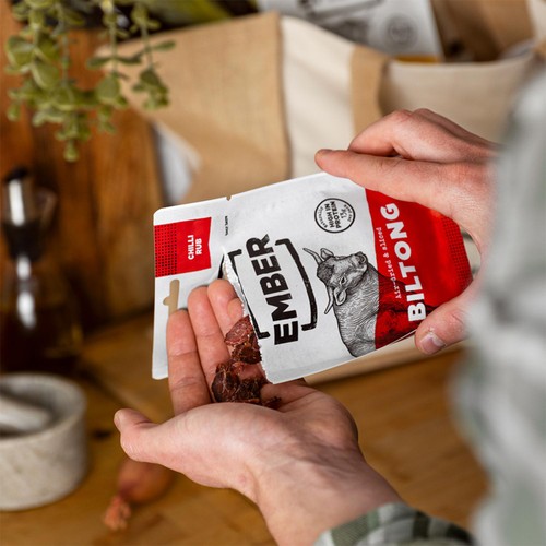 Ember Snacks Chilli Flavour Beef Biltong thumbnail 3