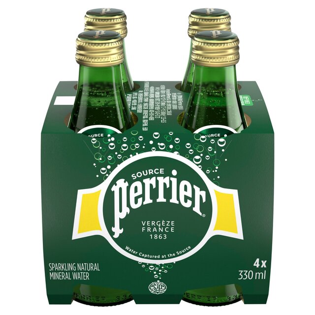 Perrier Sparkling Natural Mineral Water Glass thumbnail 3