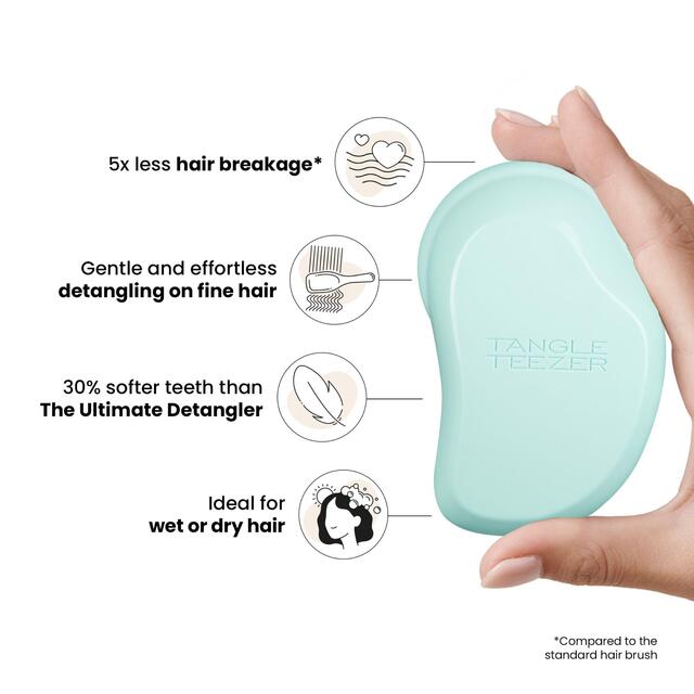 Tangle Teezer Fine and Fragile Detangling Hairbrush, Mint Violet thumbnail 7