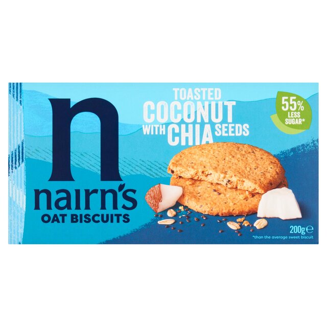 Nairn's Coconut & Chia Seed Oat Biscuit