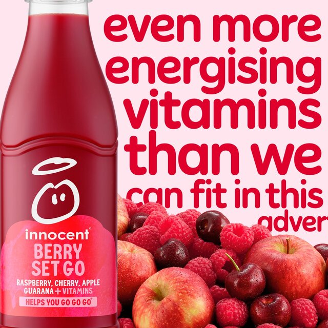 Innocent Plus Berry Set Go Raspberry & Cherry Juice with Vitamins thumbnail 5