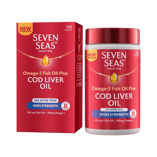 Seven Seas High Strength Cod Liver Oil thumbnail 2