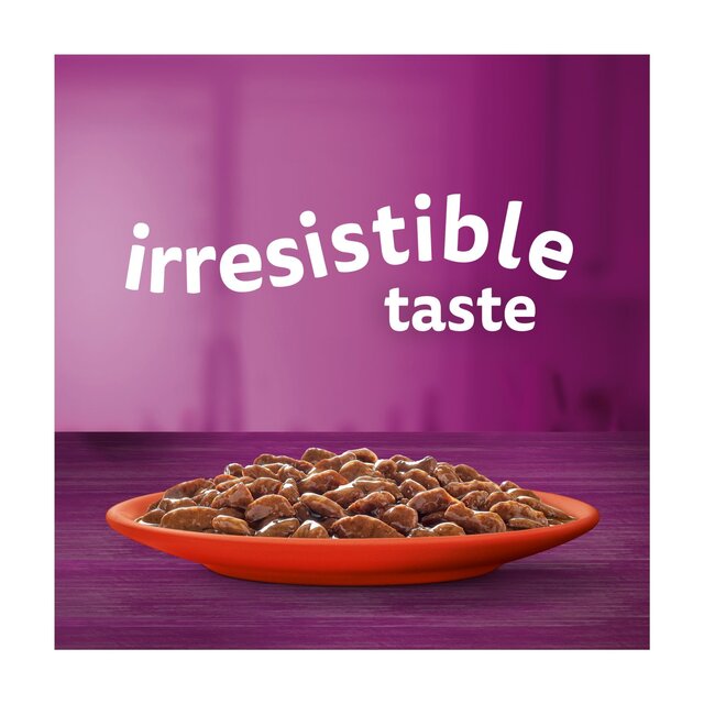 Whiskas 1+ Adult Wet Cat Food Pouches Meaty Meals in Gravy thumbnail 6