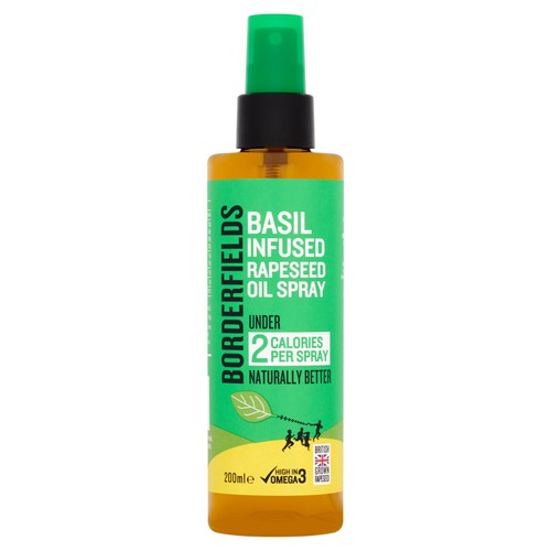 Borderfields Basil Infused Rapeseed Oil Spray