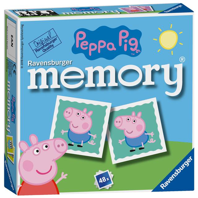 Peppa Pig Mini Memory Card Game, 3 yrs+