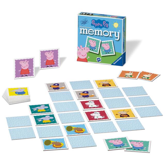 Peppa Pig Mini Memory Card Game, 3 yrs+ thumbnail 2
