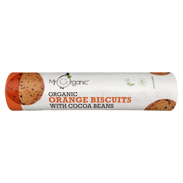 Mr Organic Orange Biscuits with Cocoa Beans
