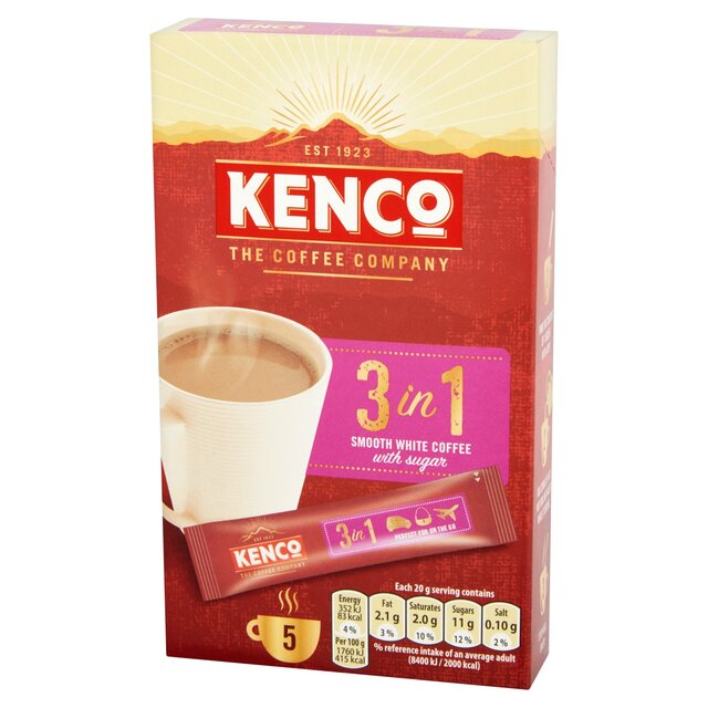 Kenco 3 in 1 Smooth White Instant Coffee with Sugar Sachets thumbnail 7