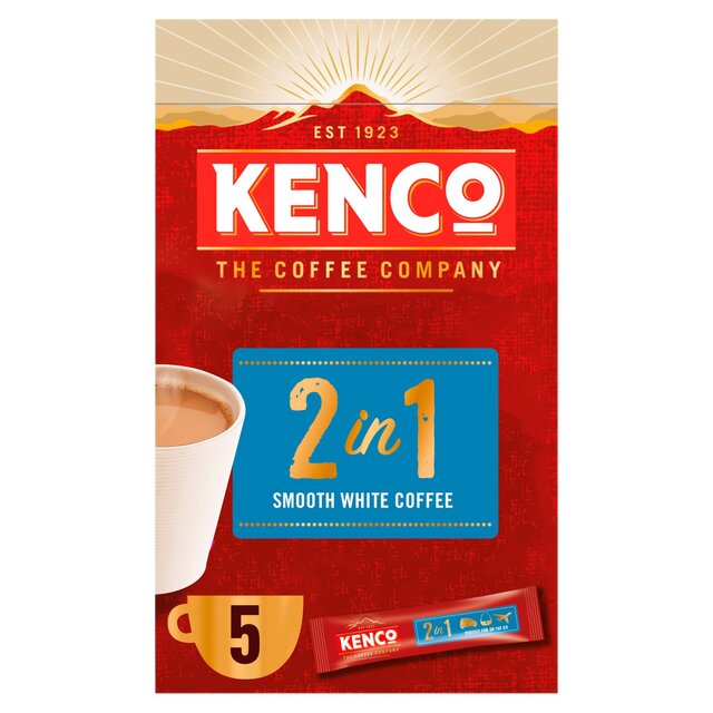 Kenco 2 in 1 Smooth White Instant Coffee Sachets thumbnail 2
