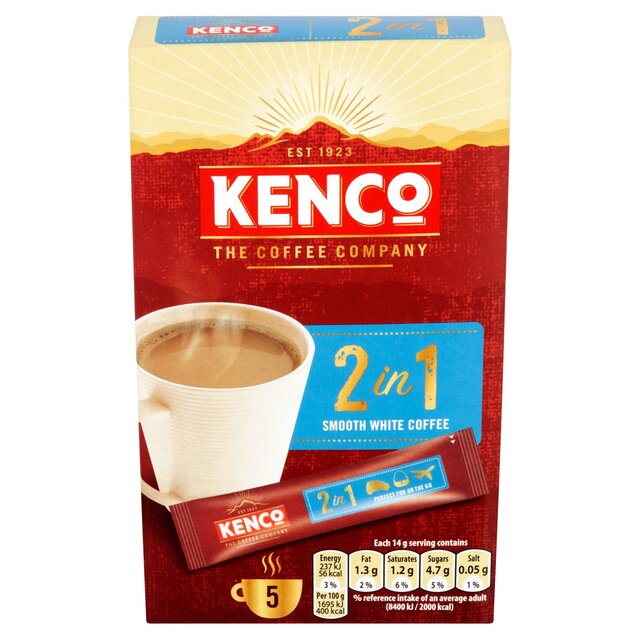 Kenco 2 in 1 Smooth White Instant Coffee Sachets thumbnail 4