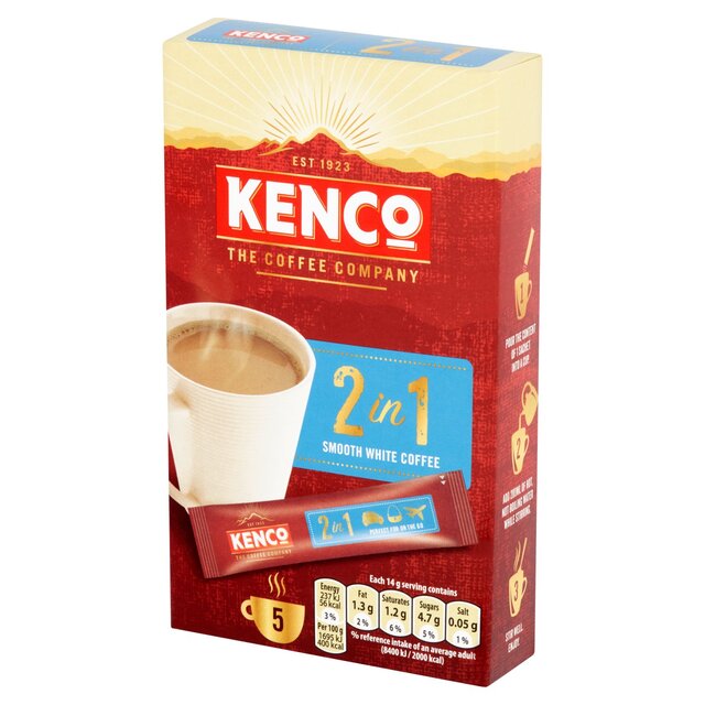 Kenco 2 in 1 Smooth White Instant Coffee Sachets thumbnail 6