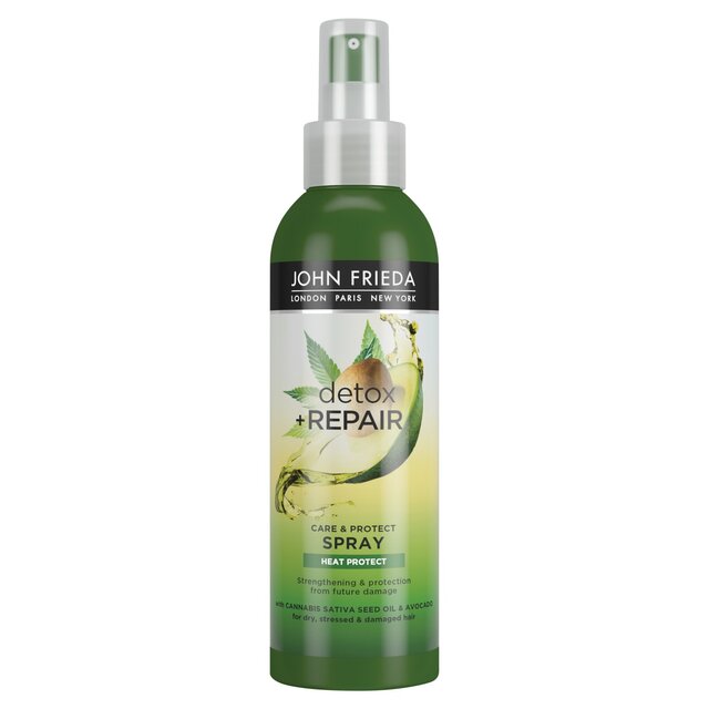 John Frieda Detox & Repair Heat Protect Spray Damaged Hair