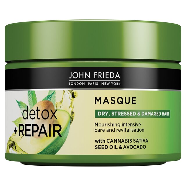 John Frieda Detox & Repair Hair Masque for Dry, Stressed & Damaged Hair